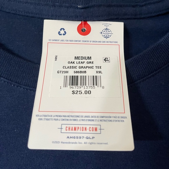 RARE Champion Men's T-Shirt, Size Medium, NWT - Ideal Christmas Gift - Picture 4 of 5